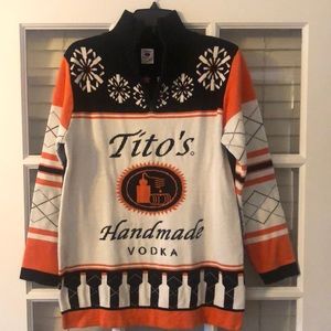 Tito’s Vodka ugly winter sweater